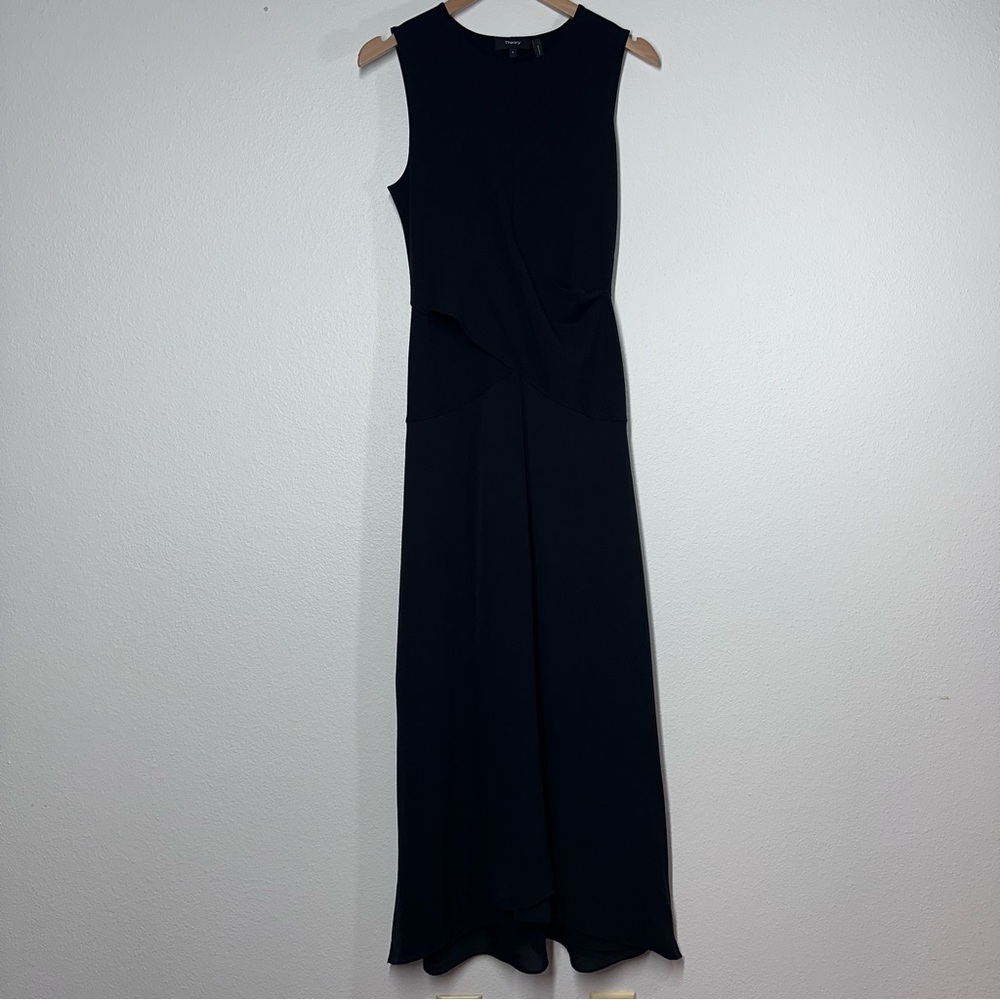 Theory Maxi Sleeveless Dress Black
